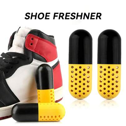 2pcs Shoe Deodorizer Capsules, Absorb Odor And Moisture For Sports Shoes, Sneakers