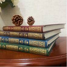European And American Style Thick Notebook, Creative Retro Memo Book, High-Quality Foil Stamping Journal, University Student Stationery, B5 Size - Royal Blue - Azure Time - View 7