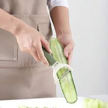 1/2pcs Sharp Stainless Steel Peeler, Easy Fruit & Vegetable Skin Removal, Practical Kitchen Tool - Multicolor - View 5