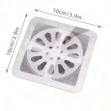 1/30/50pcs Bathroom Hair Catcher Filter, Self-Adhesive Drain Cover, Sink Strainer, Kitchen Anti-Clogging - Multicolor - View 6