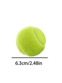 1/3/5pcs Dog Tennis Balls, Pet Chew Toys, Suitable For Training, Teething And Interactive Outdoor Play, Fit For Puppies And Dogs - Multicolor - View 3