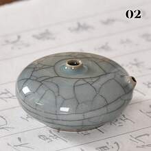 Huichang Rui Ru horno Celadon Inkstone cerámica gota de agua caligrafía taza de tinta cuatro tesoros del estudio estilo chino 2025 nuevo - 02 - Ver 8