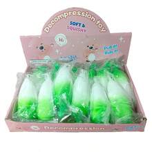 2pcs Simulation Radish Squeeze Toy, Slow Rebound Stress Relief Squeezing Ball, Creative Gadget - Multicolor - View 6
