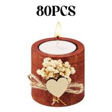 Bộ 1/50/100 chiếc chân nến cưới khắc chữ theo yêu cầu, chân nến giả gốc cây bằng nhựa resin cá nhân hóa, chân nến màu tối và sáng, bộ quà tặng nến cho phù dâu, chân nến trang trí bàn tiệc cưới, ngày lễ, phù hợp cho đám cưới, tiệc tùng, ngày Valentine, kỷ niệm. - Nhiều màu - Xem 10