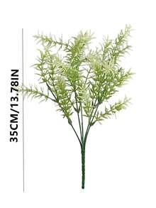 1束仿真花束，白千层仿真植物，适用于婚礼装饰、家居花瓶装饰、花园户外毕业季装饰、新娘手捧花、手腕花、生日派对装饰、情人节、新年和秋季装饰 - 淺綠色 - 查看 5
