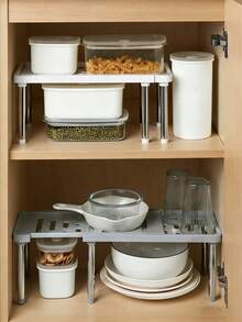 1 chiếc giá đựng gia vị điều chỉnh được bằng thép không gỉ cao cấp, giá đựng đồ nhà bếp đa chức năng có chức năng thoát nước. - Nhiều màu - Xem 3