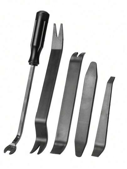 4/5pcs Professional Car Interior Disassembly Tool Kit - Made Of Scratch-Resistant Plastic Pry Bars Suitable For Car Door Panels, Clips And Fasteners