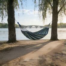 Professional Anti-Roll Striped Hammocks Have Been Fully Upgraded! Designed For Camping Needs, The Stable Structure Enhances The Experience. It Is Easy To Store And Carry, With Strong Applicability In Multiple Environments. - A - View 4