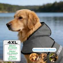 Summer Lightweight Pet Raincoat With Hood And Reflective Strip Design, Universal For Small, Medium And Large Dogs, Lightweight Hook And Loop Dog Raincoat Pet Rain Cape - Multicolor - View 35