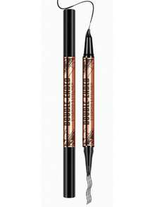1pc Easy To Color & Clean Dual-Ended Eyebrow & Eyeliner Pencil - A - View 8