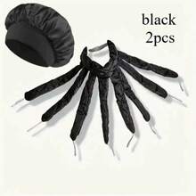 1pc No Heat Curling Headband, Soft Curl Hair Band, No Heat Curling, Sleep Curling, Gentle Hair Care, Suitable For Long Hair, Can Create Big Waves, Gentle Overnight Curling, Soft Satin Sleep Curl Foam, Curling Styling Tool (Black/Blue/Pink), Salon Hair Salon Travel Essential, Home Sleep Bath Decor Daily Soft Hair Care, Hair Accessories - Octopus - View 16