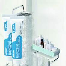 Transparent No-Drill Wall Adhesive, Quick Drying Strong Bonding, Wall Mounting Glue Without Drilling - 50ml - View 3
