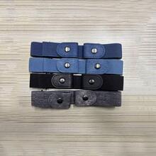 Equipped With An Elastic Waistband Set With Hidden Stretch Belts, Suitable For Casual And Formal Wear, The Vintage Style Is Ideal For Women's Daily Commuting, Birthdays, Thanksgiving, Valentine's Day, Mother's Day, Graduation Ceremonies, Parties, And Festivals, Making It A Perfect Gift Choice. - Light Blue - 查看 7