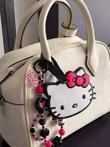SANRIO Cartoon Luggage Tag, With Silicone Strap, Travel Bag Label, Luggage Tag,Suitable For Holiday Travel Essentials, Travel Backpack, Travel Bag, Suitcase, Travel Gear, Back To School Backpack, School Supplies - 彩色 - 查看 9