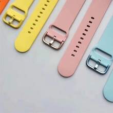 20MM 22MM 細緻彩色手錶錶帶，相容於 Redmi Watch 5 Lite/5Active、Watch S5/S4/S3、Galaxy Watch 7/6/5/4/3、Watch GT6/GT5/GT4/GT3、Forerunner Music，時尚智慧手錶配件，光滑表面，可調節錶帶，適合日常生活/健身愛好者 - 墨綠色 - 查看 6