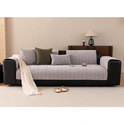 1 Vỏ gối sofa vải nhung màu trơn, kiểu dáng hiện đại sang trọng, sử dụng được cả bốn mùa, chống trượt, chống bụi, bảo vệ sofa, chống nhăn, mềm mại và mịn, có thể giặt máy, không biến dạng, chống phai màu, bền, chống trầy xước do thú cưng, có hạt silicon, chống bám bẩn, làm mới sofa, trang trí sofa, tăng thêm vẻ sang trọng, phù hợp cho sofa 1-4 chỗ ngồi, sofa hình chữ L.