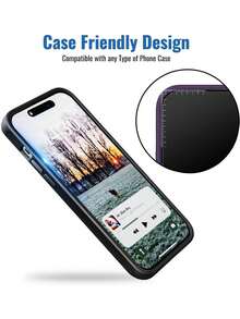 5pcs Tempered Glass Screen Protector, Compatible With IPhone 17/16/15/14/13/12/11 Pro Max/Air/X/XS/XR/Mini/7/8/14 Plus, Also Fits 14/15/16 Pro Max - Clear - View 8