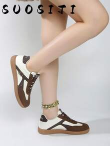 Women's Fashion Non-Slip, Durable, Comfortable And Lightweight Sports Casual Shoes - Brown - View 5