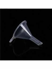 20 piezas de embudos pequeños de plástico transparente, adecuados para botellas de experimentos, aceites esenciales, perfumes, especias, arena y polvo, herramienta esencial para medición y transferencia precisas - Multicolor - Ver 4