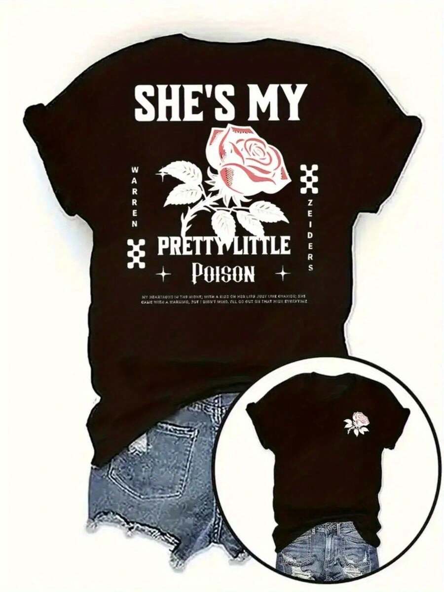 Women T-Shirts - Black - View 1