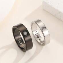 1 chiếc nhẫn cầu hôn hình mặt trời và mặt trăng phát sáng, quà tặng ngày Valentine - Nhiều màu - Xem 6
