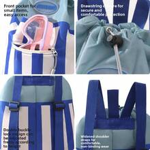 Kids Cartoon Swim Backpack With Wet Dry Compartment, Waterproof Portable Beach Bag For Boys Girls, Lightweight Pool & Vacation Storage Bag - Nhiều màu - Xem 2