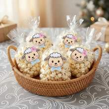 Túi quà Eid Al-Adha hình cừu dễ thương, túi đựng bỏng ngô hình cừu đáng yêu, sticker hình cừu dễ thương, dễ lắp ráp, bộ dụng cụ tự làm quà tặng tiệc Eid Al-Adha, 20 bộ túi quà tặng Eid Al-Adha. - Nhiều màu - Xem 2
