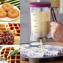 1pc Pancake Cupcake Dough Dispenser With Squeeze Handle, Suitable For Baking Tray Mixture Dispenser, 4-Cup Measuring Tool Kitchen Dough Separator, Suitable For Cookies, Cakes, And Waffles - Multicolor - View 4