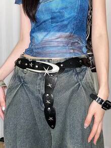 Women Belts - Black - View 1