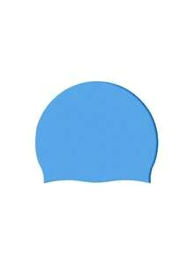Mũ bơi silicon màu trơn, mũ bơi unisex dành cho người lớn, chống thấm nước, chống trượt, giữ cho tóc khô ráo, độ đàn hồi cao, thích hợp cho bơi trong nhà, ngoài trời, hồ bơi và bãi biển, các môn thể thao dưới nước, phụ kiện bãi biển, phao bơi. - Nhiều màu - Xem 15