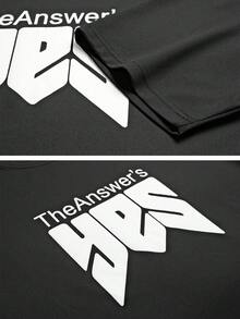 Men's Summer Thin T-Shirt Set, Casual Fashion T-Shirt And Shorts Set - Black - View 9