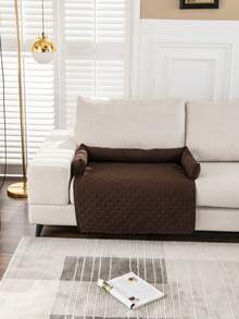 1 tấm thảm cho thú cưng dùng được cả bốn mùa, đệm sofa kiêm giường ngủ cho chó và mèo. - màu đen - Xem 12