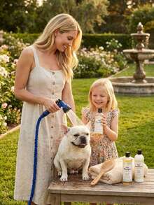 Ống dẫn nước đa năng bằng cao su latex, màu xanh dương/xanh lá cây, dạng đặc, dài 30 mét, áp suất cao, tự co rút, kèm súng phun nước tưới vườn, thích hợp cho rửa xe và làm vườn, dạng cuộn có thể thu gọn, dụng cụ tưới tiêu. - 100 feet vòi + 1 vòi phun - Xem 2