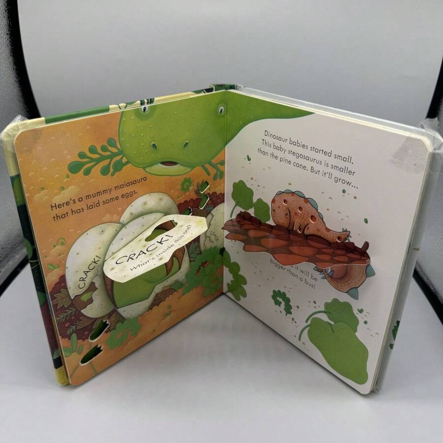 Foldable Pop-Up Dinosaur Theme Learning Materials | Made Of Cardboard, Foldable Inner Pages, Family Reading, English Learning, Cognitive Enlightenment, Language Development, Halloween, Christmas, Early Education, Vivid And Interesting Illustrations, Science Education - Multicolor - View 1