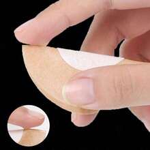 1 Pair Reusable Transparent Silicone Wireless Bra - Strapless Lift-Up Bra With 10 Circular Non-Woven Breast Pads, Suitable For Strapless/Backless Dresses, Bikinis, Deep V-Neck And Low-Cut Designs - Multicolor - View 6