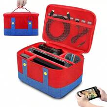 1pc Soft Carrying Case Suitable For Nintendo Switch And Switch OLED, Perfect For Storing Console And Pro Controller Accessories - View 4