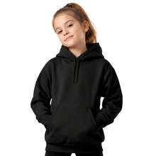 Set Of 3 Girls' Fleece-Lined Comfortable Hoodies - Đen, be và xanh hải quân - Xem 2