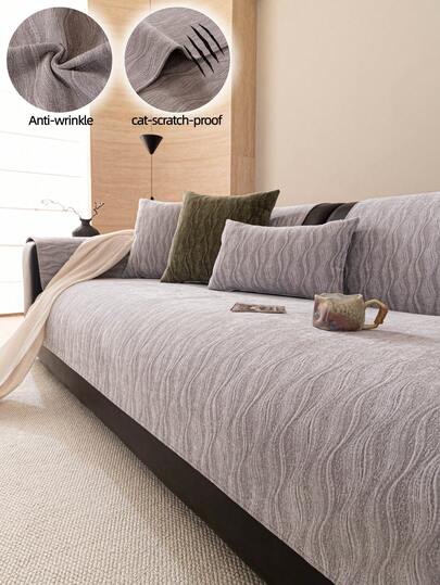 1 Vỏ gối sofa vải nhung màu trơn, kiểu dáng hiện đại sang trọng, sử dụng được cả bốn mùa, chống trượt, chống bụi, bảo vệ sofa, chống nhăn, mềm mại và mịn, có thể giặt máy, không biến dạng, chống phai màu, bền, chống trầy xước do thú cưng, có hạt silicon, chống bám bẩn, làm mới sofa, trang trí sofa, tăng thêm vẻ sang trọng, phù hợp cho sofa 1-4 chỗ ngồi, sofa hình chữ L.