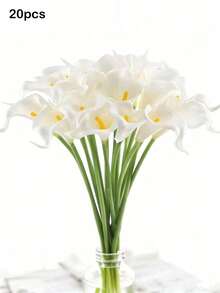1/10/20 Stücke künstliche Calla Lilie, für Hochzeiten, französischer Stil Heimdekoration, Hochzeitsarrangements, Kerzendinner, Weihnachtsfeiern, Tischzentrum Dekorationen, Außengarten Dekorationen, auch als Einweihungsgeschenke, Hochzeitsgeschenke, Jahrestags-Geschenke, Geburtstags-Geschenke, Muttertags-Geschenke verwendbar - Verschiedenfarbig - Übersicht 15