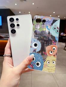 混合动物篮球海洋蕾丝蜘蛛网印花保护壳，适用于三星 Galaxy S24 S25 S26，防震 TPU 材质 - 彩色 - 查看 3
