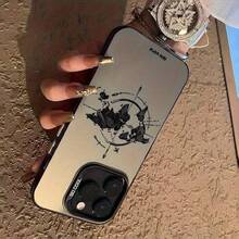 Estuche de teléfono negro con patrón de mapa del mundo vibrante compatible con modelos de for compatible con fundas para iphone 11/11 pro/11 pro max/12/12 pro/12 pro max/13/13 pro/13 pro max/14/14 pro/14 pro max/15/15 pro/15 pro max/16/16 pro/16 pro max/17/17 pro/17 pro max - Estilo (1 pieza) - Ver 4