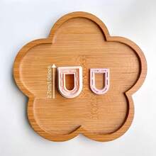 Dao cắt đất sét mini hình bookmark xếp chồng, dao cắt đất sét polymer, khuôn làm đồ trang sức bằng gốm mềm, bookmark may vá sáng tạo, dụng cụ làm đồ trang sức thủ công, dụng cụ cắt dập nổi 3D, dụng cụ làm đồ trang sức - Màu be - Xem 8