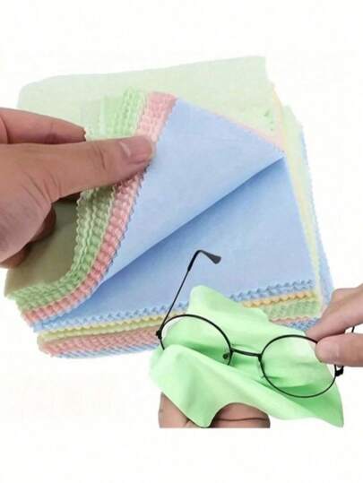 1/5/10/20 khăn lau siêu mịn bằng sợi microfiber, thích hợp cho kính mắt, ống kính máy ảnh, màn hình điện thoại thông minh, tượng, đồ trang sức và các sản phẩm bằng thủy tinh. Khăn lau dày, mềm, không mùi, có nhiều màu sắc, bao gồm cả chủ đề Giáng sinh. Dụng cụ vệ sinh, khăn lau kính, khăn lau kính. (Màu ngẫu nhiên) Quà tặng Ngày của Mẹ