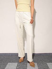 Women's Velvet Effect Embellished Pointed Toe High Heels,Kitten Heels - Brown - View 9