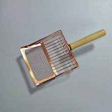 Stainless Steel Perforated Cat Litter Scoop, Metal Two-In-One Cat Litter Scoop, Special Tofu Sand Cat Litter Dedicated Scoop, Convenient Cat Litter Scoop, Cat Feces Scoop, Coarse And Precise Cutouts Dual-Purpose Cat Litter Cleaning Tool, Essential Item For Pet Cats, Pet Cat And Dog Supplies, Multi-Functional Use Tool, Beach Scoop Sand Tool, Shell Collecting And Sand Leakage Removal Tool - Multicolor - View 10