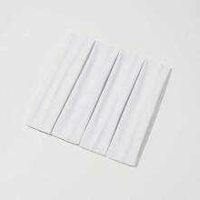 4pcs Solid Color Casual Headbands For Daily Life - White - View 6