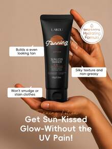 1 Set LAIKOU Self-Tanning Kit, Self-Tanning Lotion 100g + Self-Tanning Mousse 100ml, Moisturizing Tanning Products, For Daily Use, Suitable For Beach, Summer, For Women & Girls - Tanning Suit - View 4