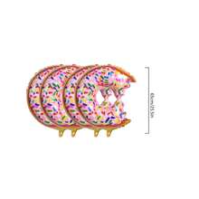 Bóng bay hình bánh donut màu hồng dùng trang trí tiệc sinh nhật, tiệc mừng em bé, tiệc cưới theo chủ đề bánh donut. - nhiều màu - Xem 6