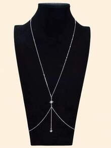 Women's Rhinestone Decorated Body Chain, Suitable For Daily Wear - Vàng - Xem 2