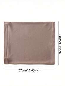 1件装女士纯色防滑管帽，舒适亲肤内衬帽，透气头巾，穆斯林头巾内衬帽，适合日常佩戴 - 3#米色 - 查看 4